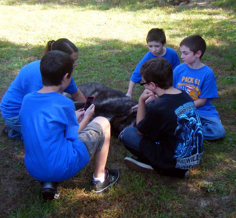 At the Farm with NJ Den 2 Pack 61 Bears Oct 2011